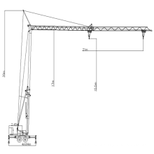 Construction Topless tower crane mobile crane